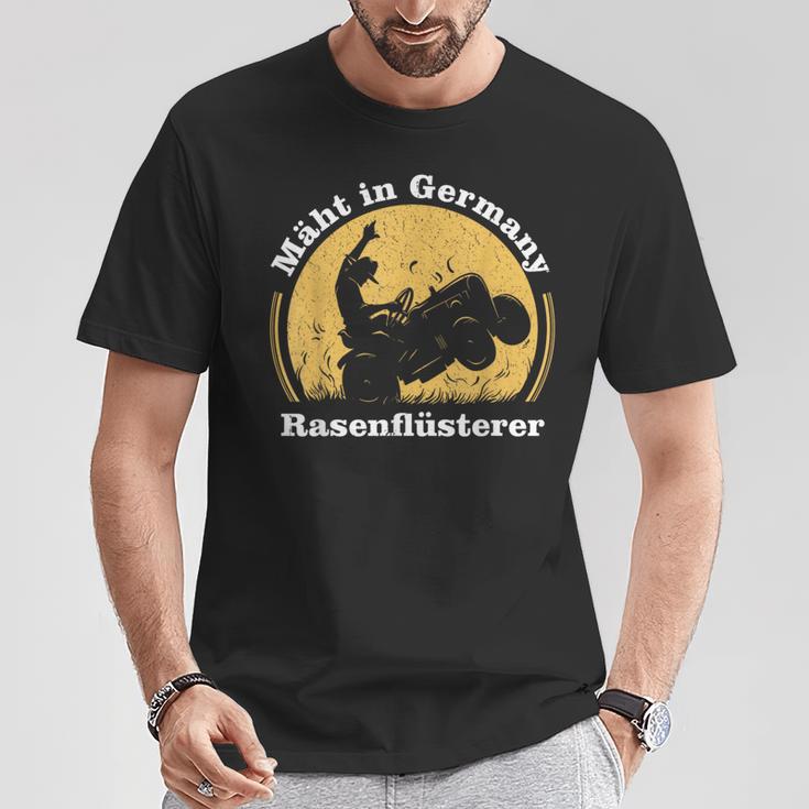 With German Lawnmower Lawn Mowing T-Shirt Lustige Geschenke