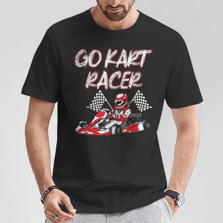 Go Kart Racer Red Kart Racing Kart T-Shirt Lustige Geschenke