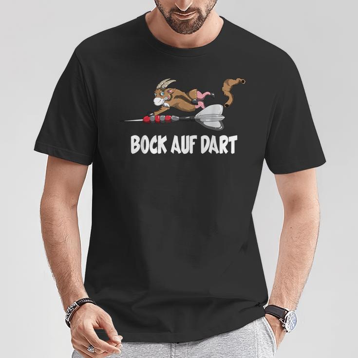 Goat Bock On Dart Game Dart Player T-Shirt Lustige Geschenke