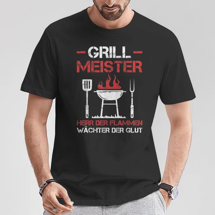 Grillmeister Lord Of The Flames Barbecue Party Barbecue S T-Shirt Lustige Geschenke