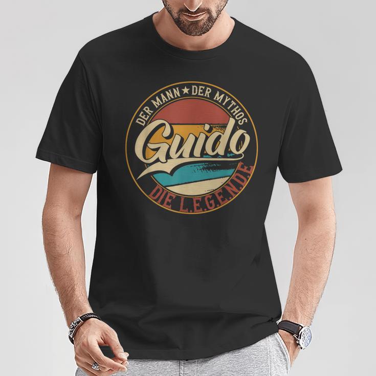 Guido The Man Of Mythos The Legend First Name T-Shirt Lustige Geschenke