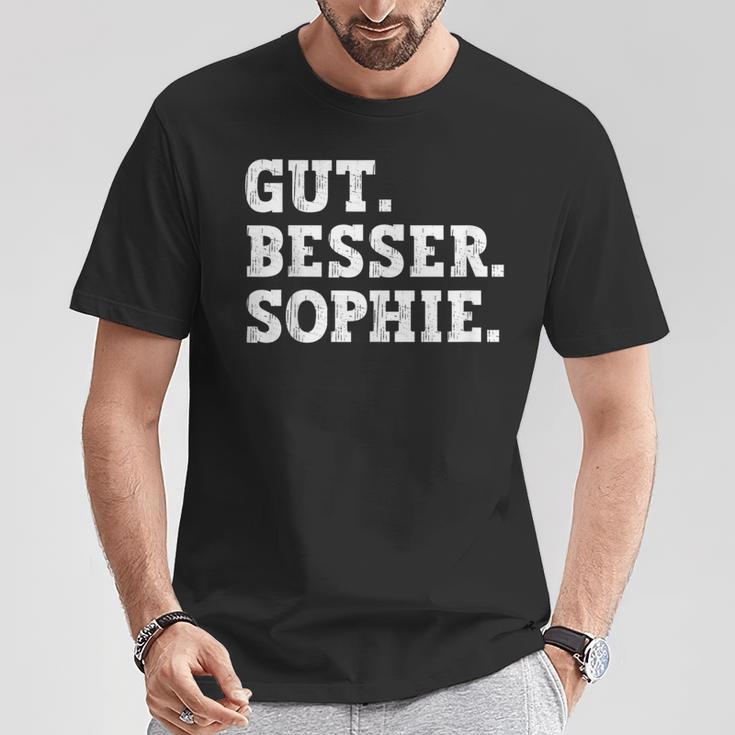 Gut Besser Sophie Saying First Name Sophie T-Shirt Lustige Geschenke