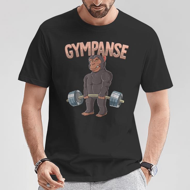 Gympanse Bodybuilding Fitness Gym T-Shirt Lustige Geschenke