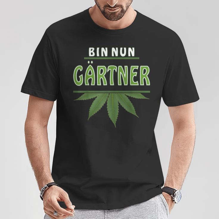 Hemp Bin Nun Gardener Grass Hemp Oil Hemp Blossom Hemp T-Shirt Lustige Geschenke