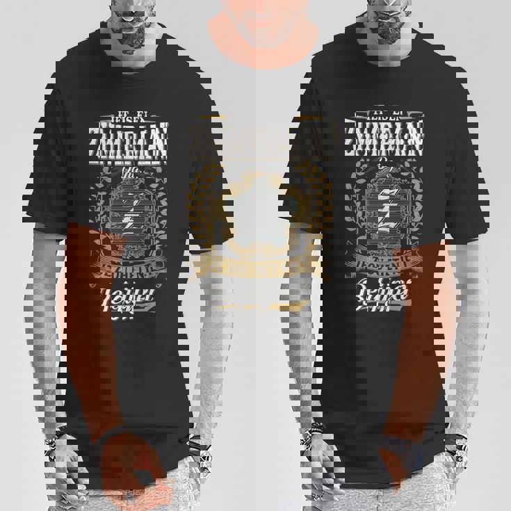 Het Is Een Zimmermann Ding Je Zou Het Niet Begrijpen Zimmermann Naam T-Shirt Lustige Geschenke