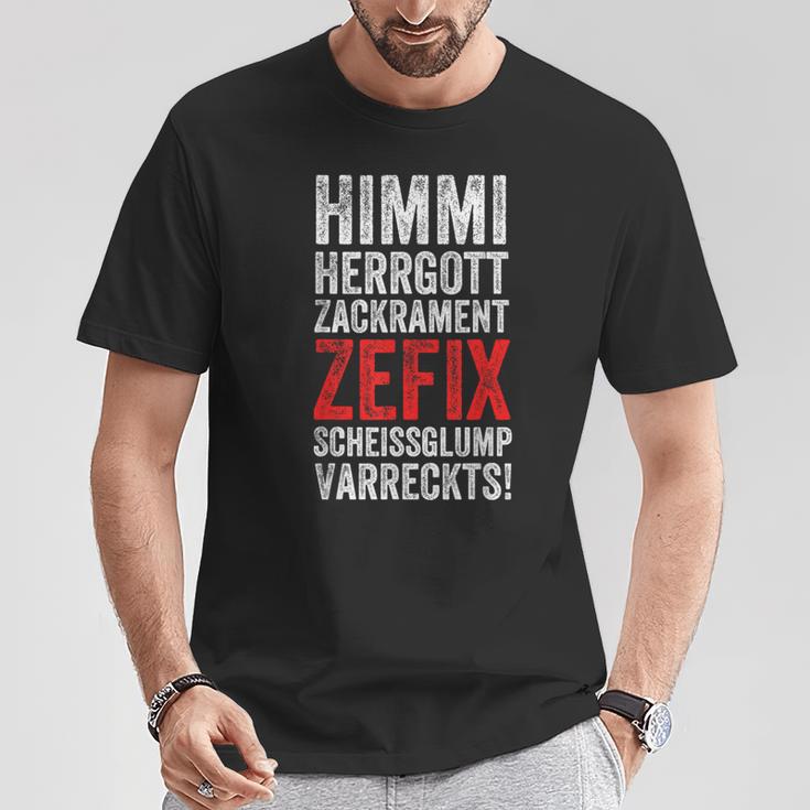 Himmi Herrgottzackramentzefixscheissglumpvarreckts T-Shirt Lustige Geschenke