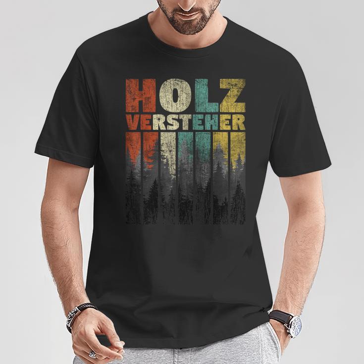 Holzverversteher Brennholz Holz Machen Burnholz Holz Machen T-Shirt Lustige Geschenke