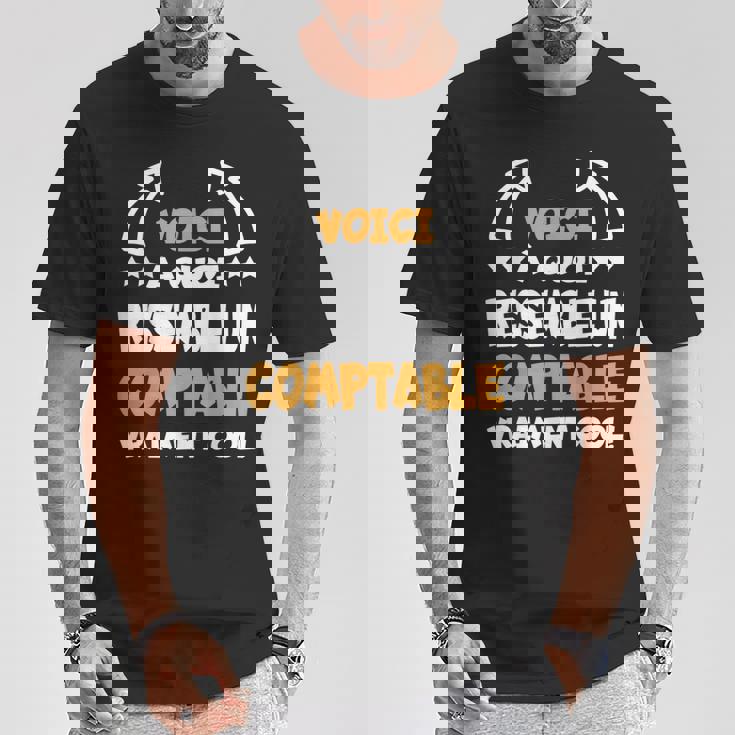 Homme Comptable Cool Dicton Amusant Comptable Comptabilité T-Shirt Cadeaux drôles