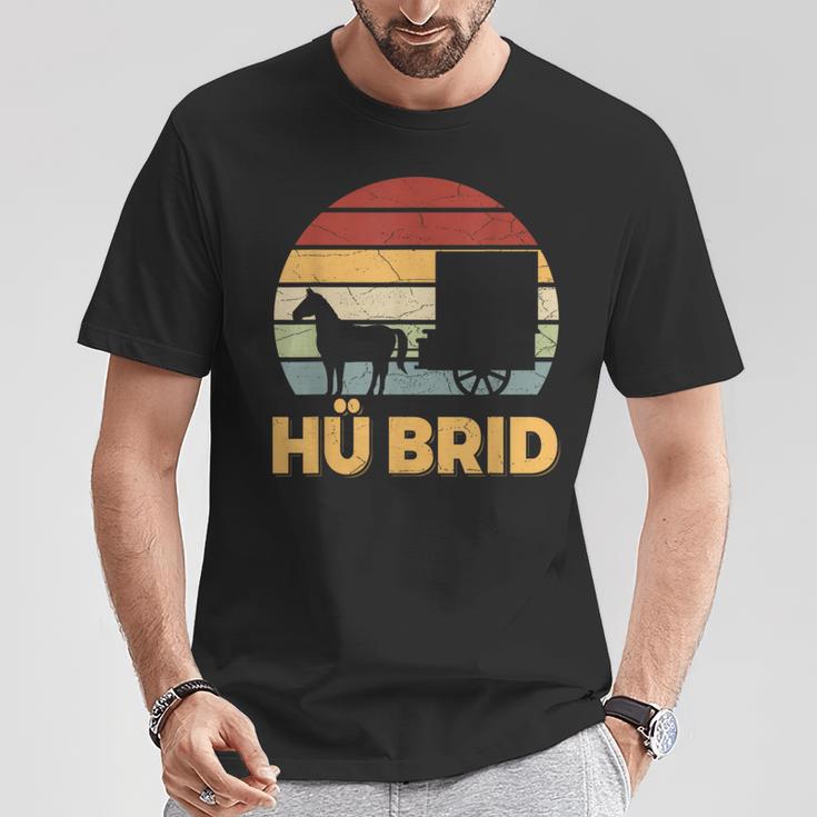 Hü Brid Horse Carriage Hybrid Coachman Riding Word Game T-Shirt Lustige Geschenke