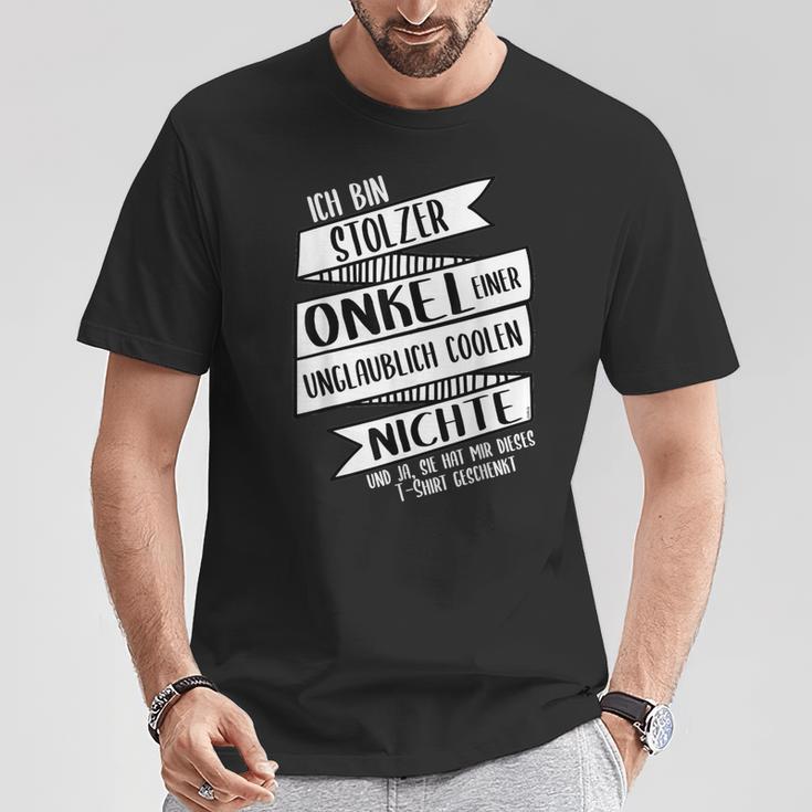 Ich Bin Stolzer Onkel Einer Coole Niche T-Shirt Lustige Geschenke