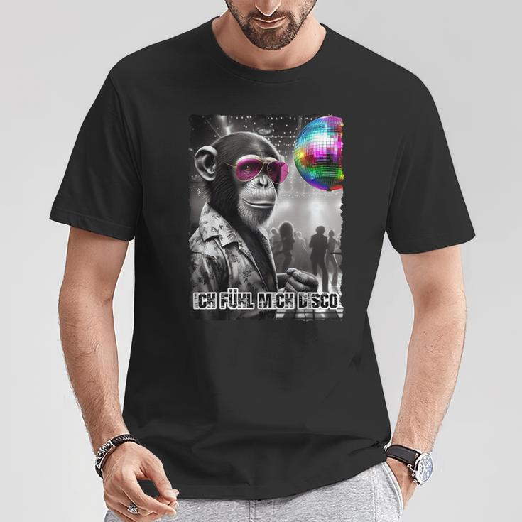 Ich Fühl Mich Fühl Mich Disco Ball T-Shirt Lustige Geschenke