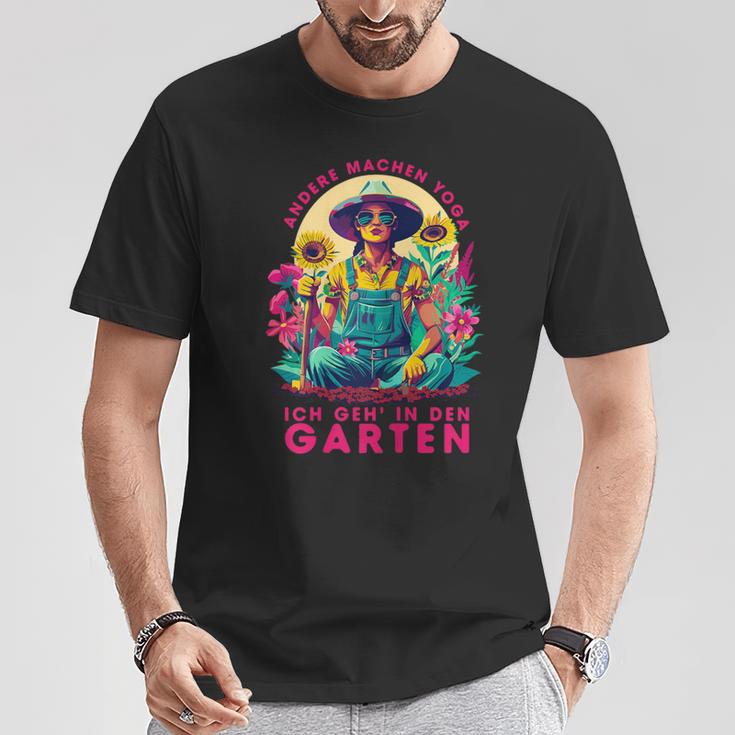 Ich Geh In Den Gartenliebhaber Mother's Day Mum Gardener T-Shirt Lustige Geschenke