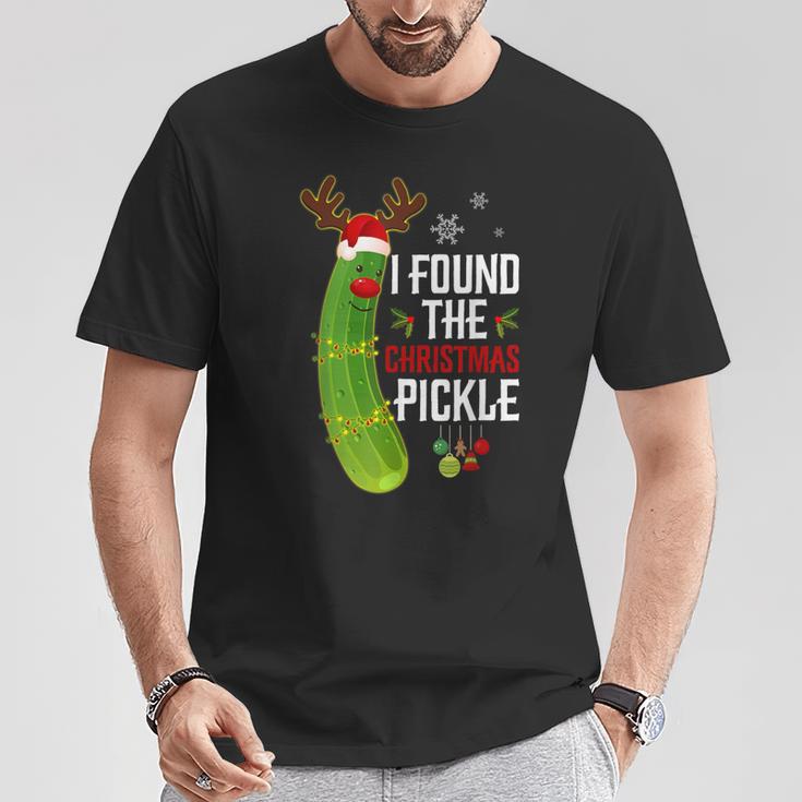 Ich Habe Die Weihnachtsgurke Finden T-Shirt Lustige Geschenke