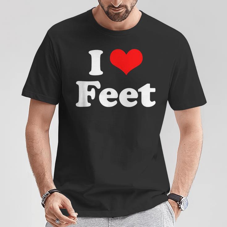 Ich Liebe Füße Ich Liebe Füße T-Shirt Lustige Geschenke