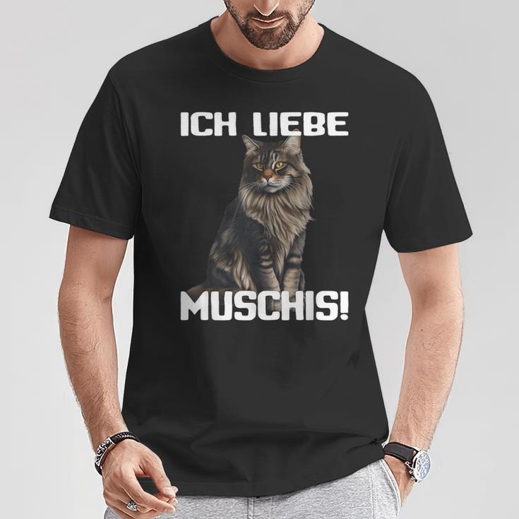 Ich Liebe Muschis I Love T-Shirt Lustige Geschenke