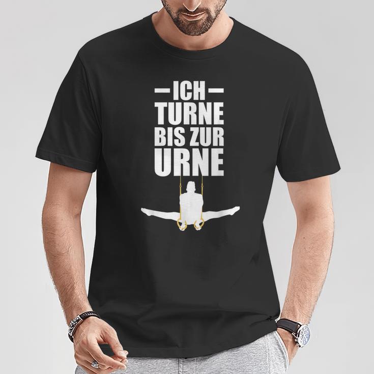 Ich Turne Bis Zur Urne Ich Turne Bis Zur Urn Gymnastics S T-Shirt Lustige Geschenke