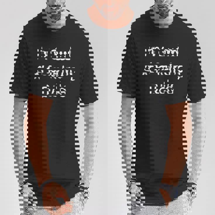 I'm Good At Feeding Ducks T-Shirt Unique Gifts