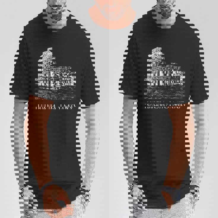 Impresión Jubileo 2025 Colección Iubilaeum Coliseo Camiseta unisex Regalos divertidos