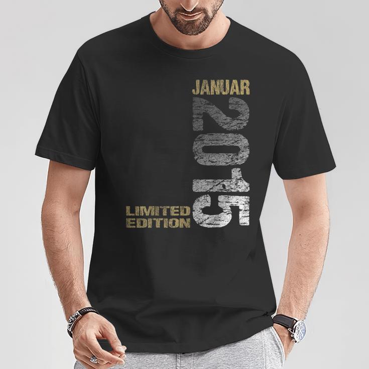 January 2015 Boy Girl 10Th Birthday Limited Edition T-Shirt Lustige Geschenke