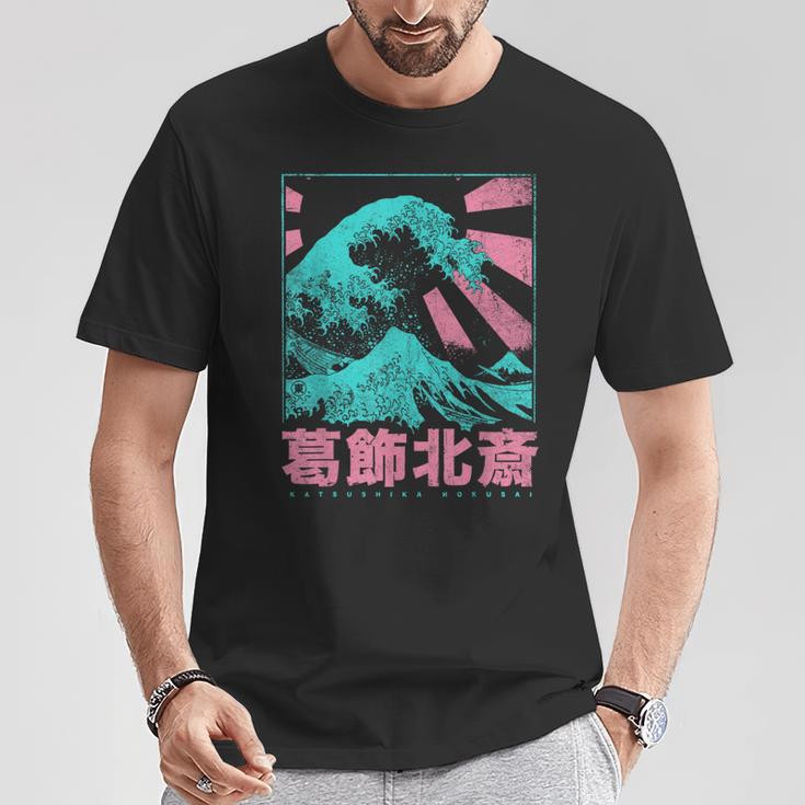 Japanese Hokusai Japan The Great Waveor Kanagawa T-Shirt Lustige Geschenke