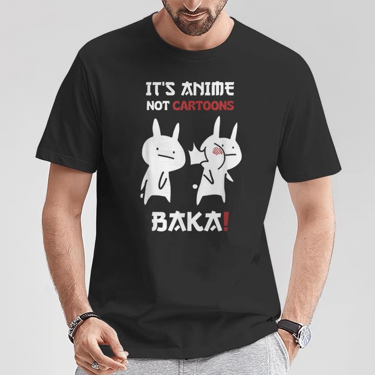 Japonais Drôle C'est De L'anime Pas Des Dessins Animés Baka T-Shirt ...