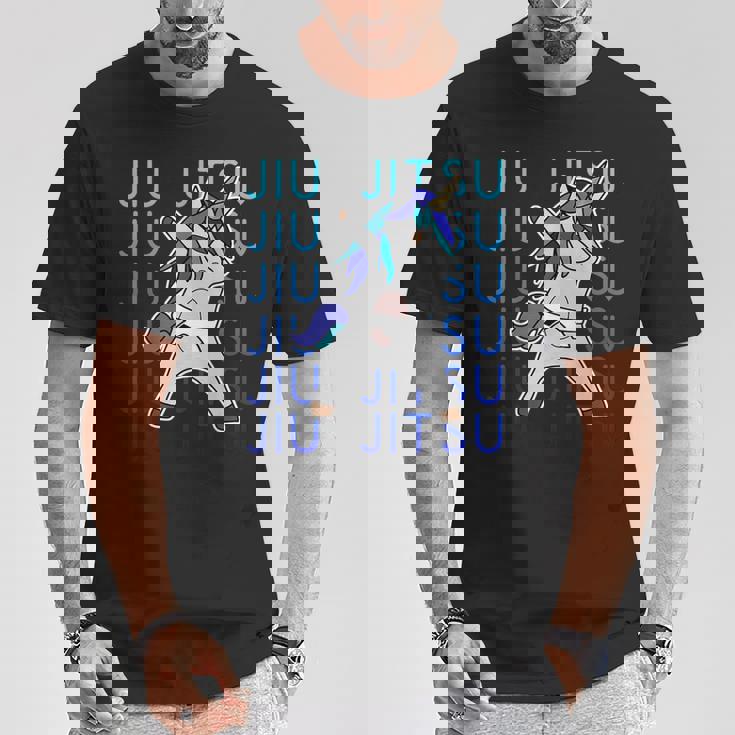 Jiu Jitsu Dabbing Unicornio Para Niñas Bjj Camiseta unisex Regalos divertidos