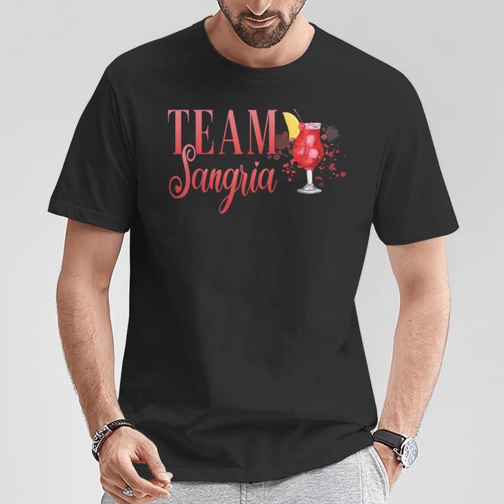 Junggesellinnenabschied Team Sangria Cocktail Für Barkeeper T-Shirt Lustige Geschenke