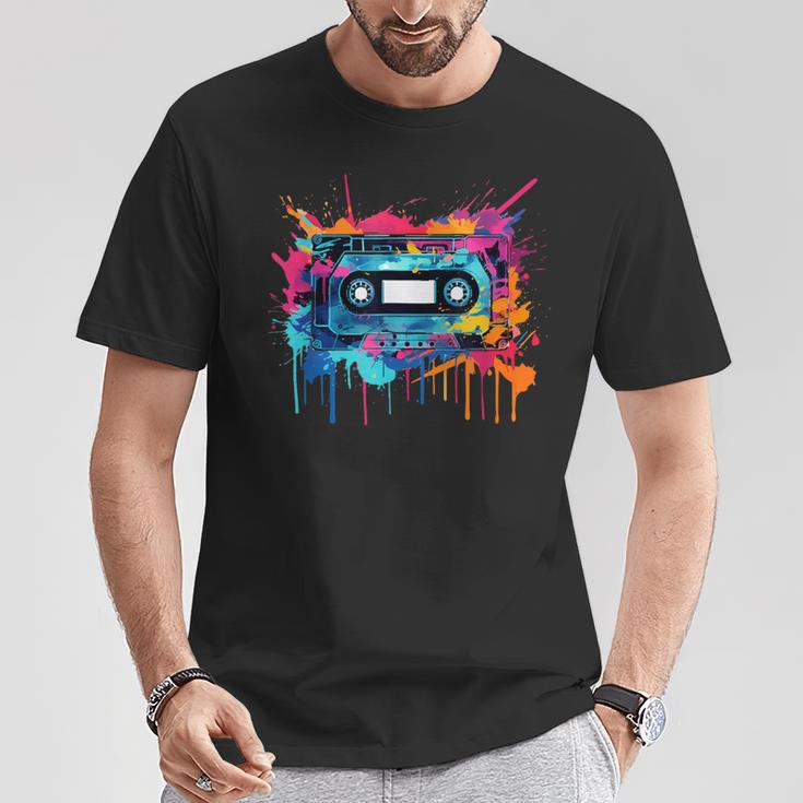 Kassetten 80Er 90Er Kassette Musik Musiker Dj T-Shirt Lustige Geschenke