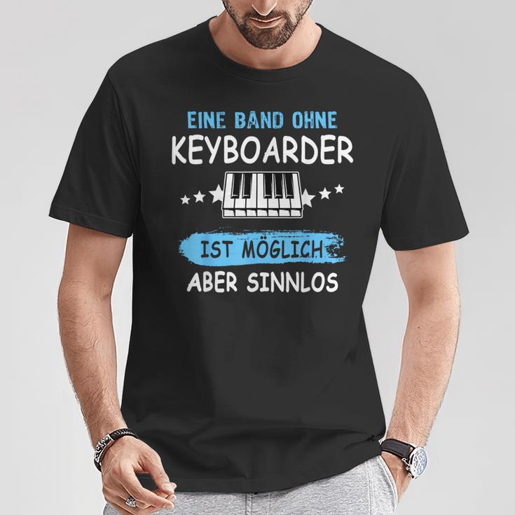 Keyboarder Musician Fun Sayings Music Piano Accessories T-Shirt Lustige Geschenke