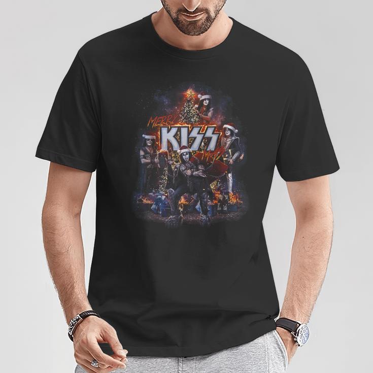 Kiss -Ery Cheerful Kissmas T-Shirt Lustige Geschenke