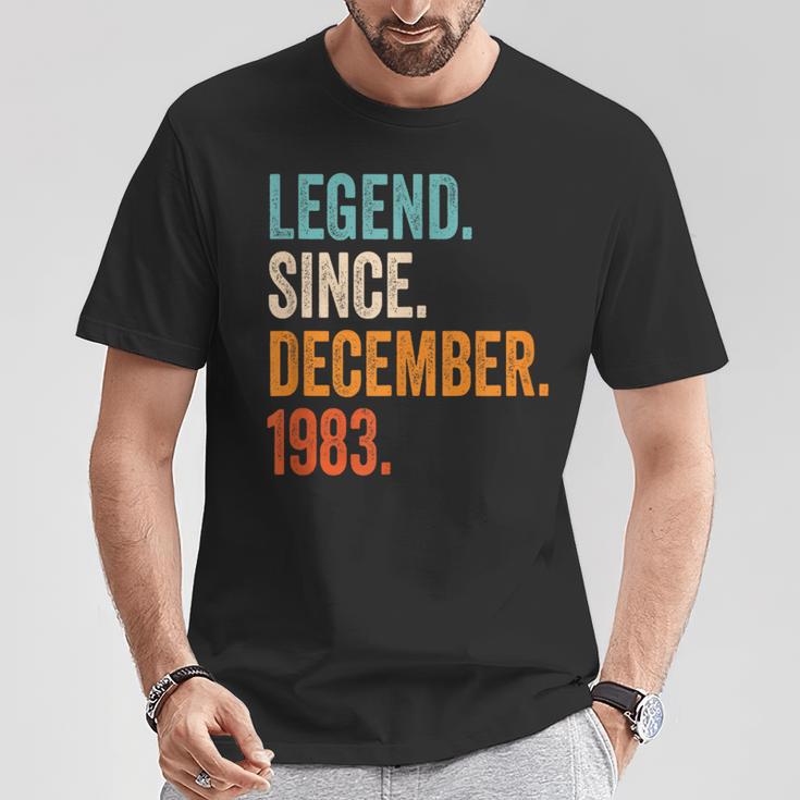 Legend Since December 1983 41 Years T-Shirt Lustige Geschenke