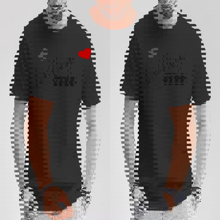 Lieblingsmann Geschenk Freund Mann Partner Liebe Beziehung T-Shirt Lustige Geschenke