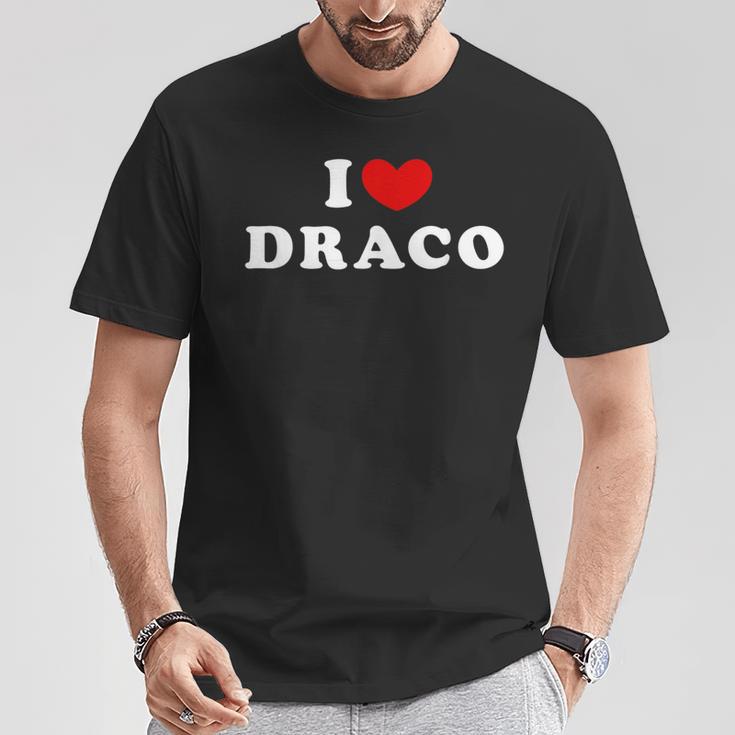 I Love Draco I Love Draco T-Shirt Lustige Geschenke