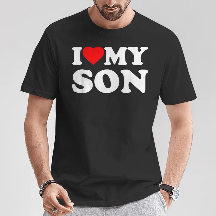 I Love My Son Heart T-Shirt Lustige Geschenke