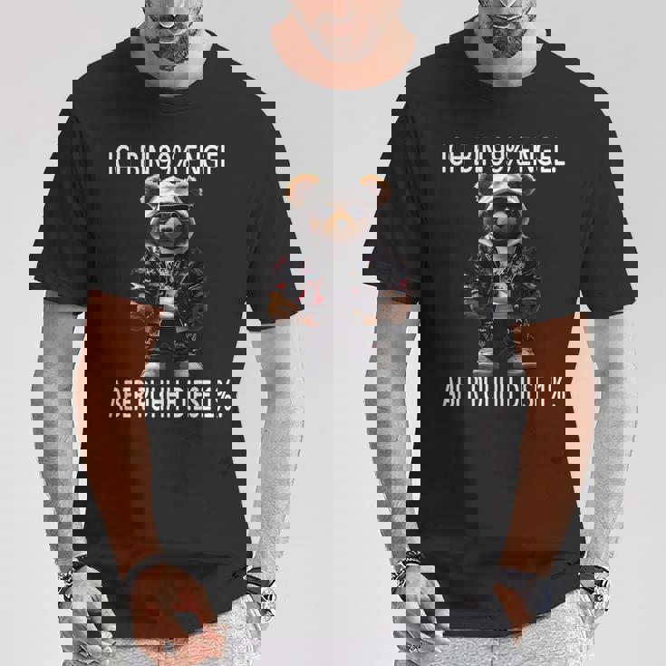 Lustiger Spruch Arbeit Humor Geburtstagsgeschenk Spaß Teddy T-Shirt Lustige Geschenke