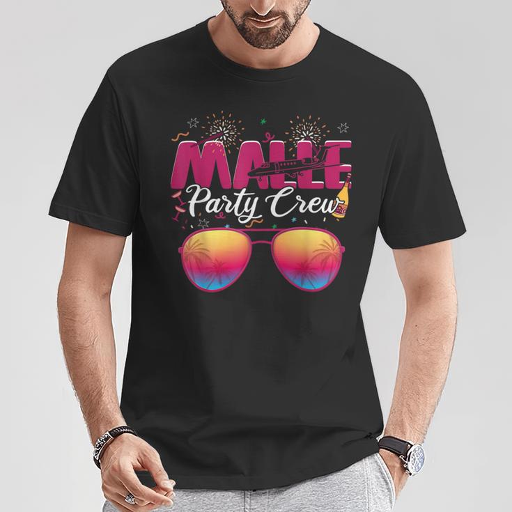 Malle Party Crew Party Holiday Mallorca T-Shirt Lustige Geschenke