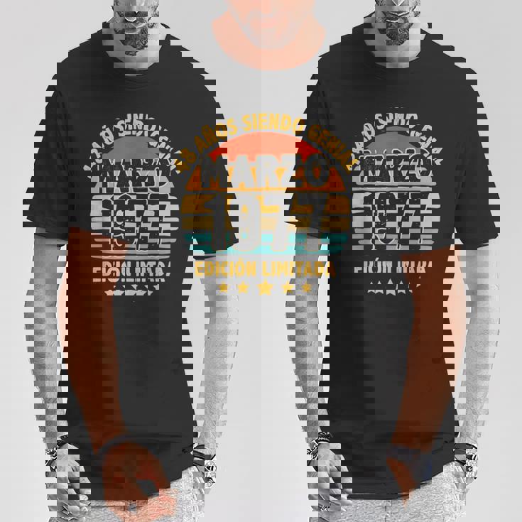 Marzo 1977 48 Años Hombre Cumpleaños Regalo Marzo 1977 Camiseta unisex Regalos divertidos