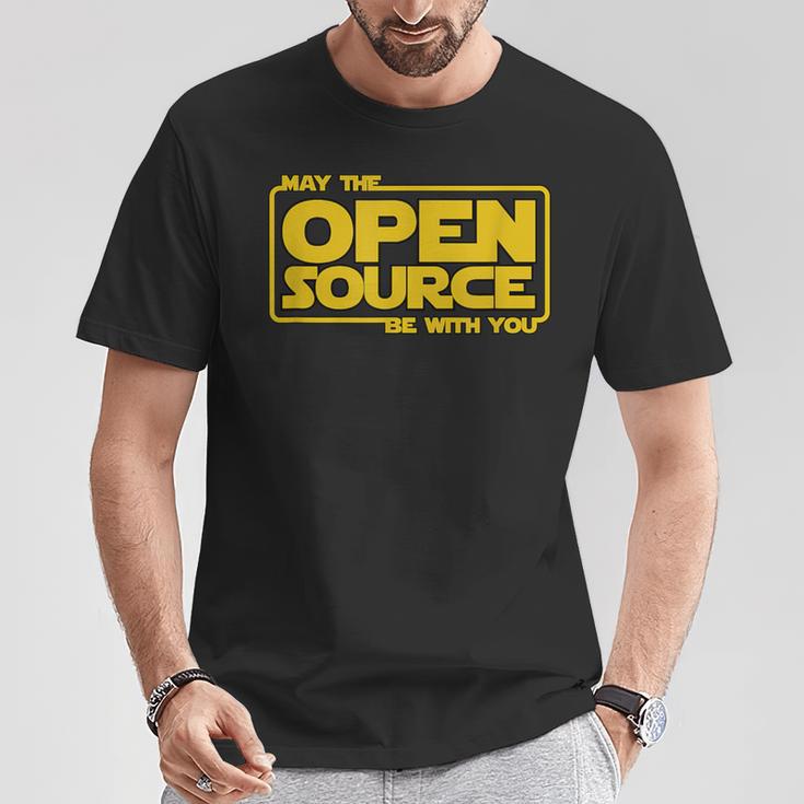 May Open Source Programming Devops Software Linux Java T-Shirt Lustige Geschenke