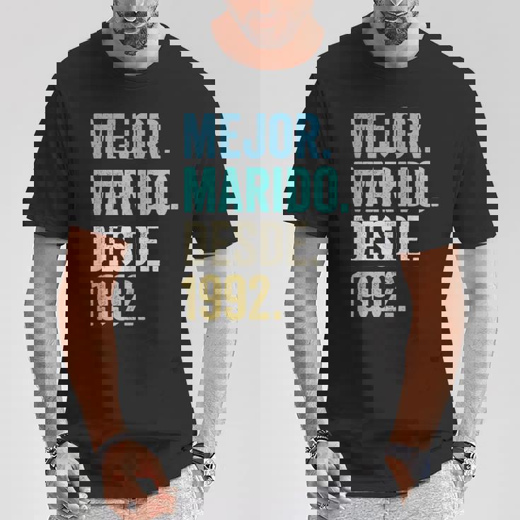 Mejor Marido Desde 1992 33 Aniversario De Boda 33 Años Camiseta unisex Regalos divertidos