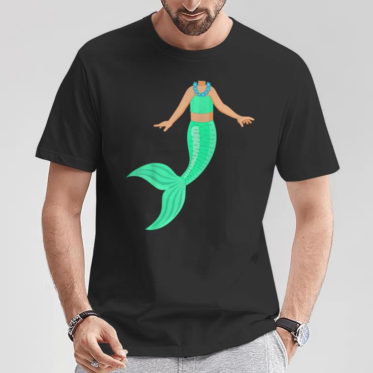 Mermaid Outfit Water Party Atlantis Costume T-Shirt Lustige Geschenke