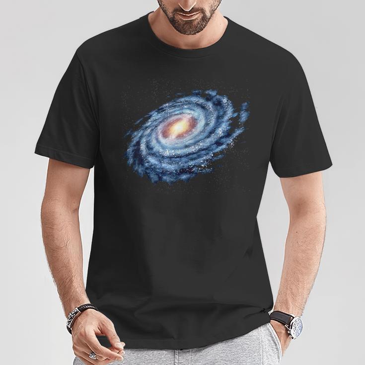 Milky Way In Space T-Shirt Lustige Geschenke