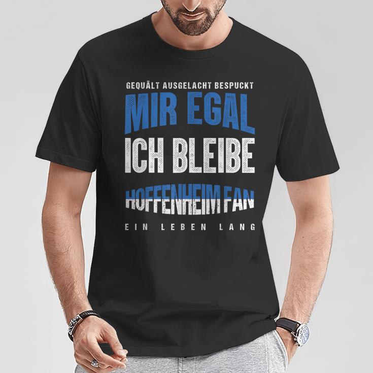 Mir Egal Ich Bleibe Hoffenheim Fan Football Fan Club T-Shirt Lustige Geschenke