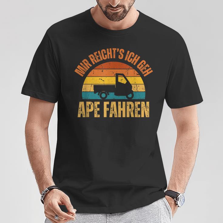 Mir Reicht's Ich Geh Ape Fahren Cult Tricycleespacar 50 T-Shirt Lustige Geschenke