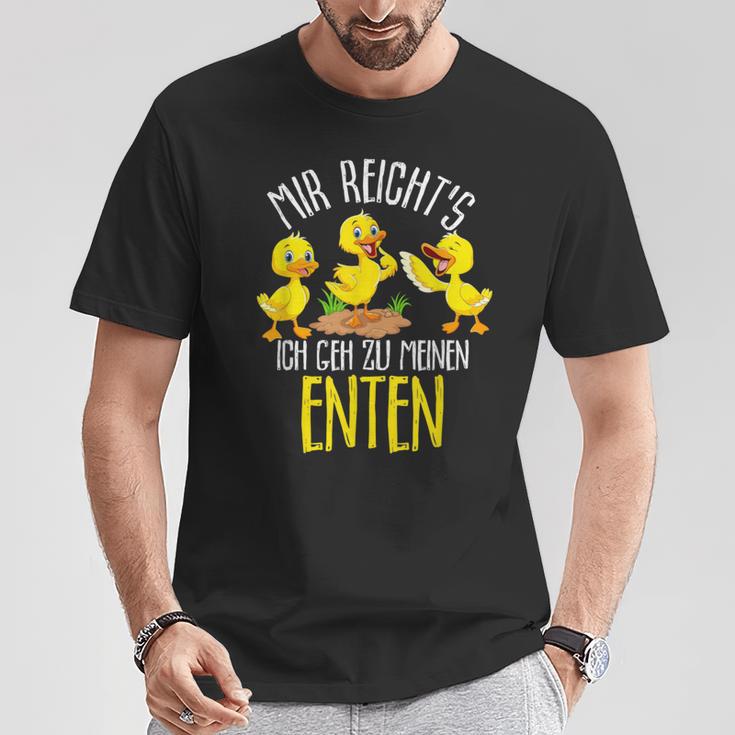 Mir Reichts Ich Geh Zu Meinen Entenzüchter T-Shirt Lustige Geschenke