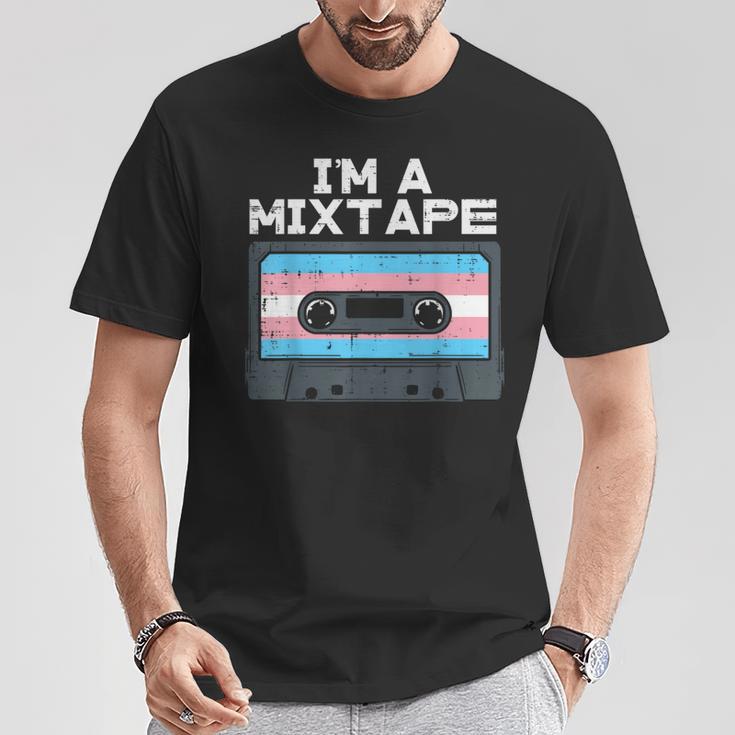 Im A Mixtape Transgender Casette Tape Trans Pride Flag Lgbt T-Shirt Lustige Geschenke