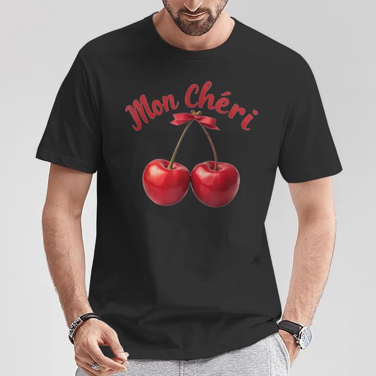 Mon Chéri French Expression Means My Favourite T-Shirt Lustige Geschenke