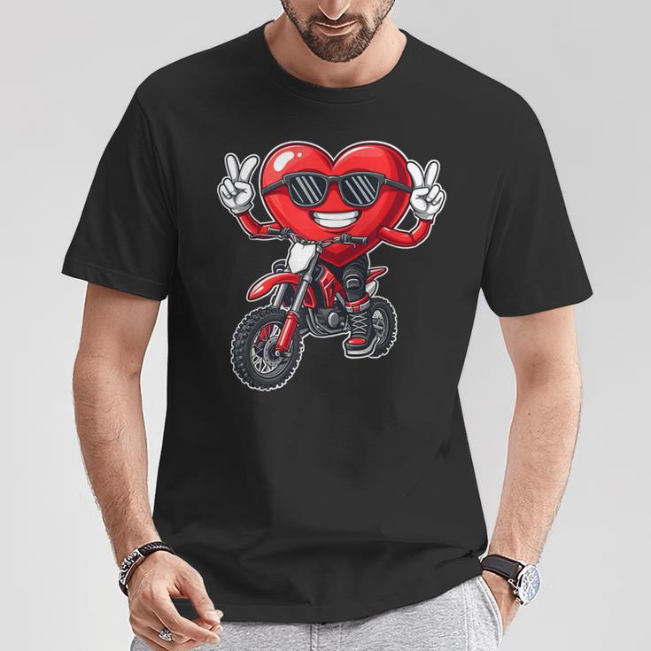 Motocross Heart Dirt Bike Valentines Day Motorcycle Boys T-Shirt Unique Gifts Motocross Heart Dirt Bike Valentines Day Motorcycle Boys T-Shirt Unique Gifts