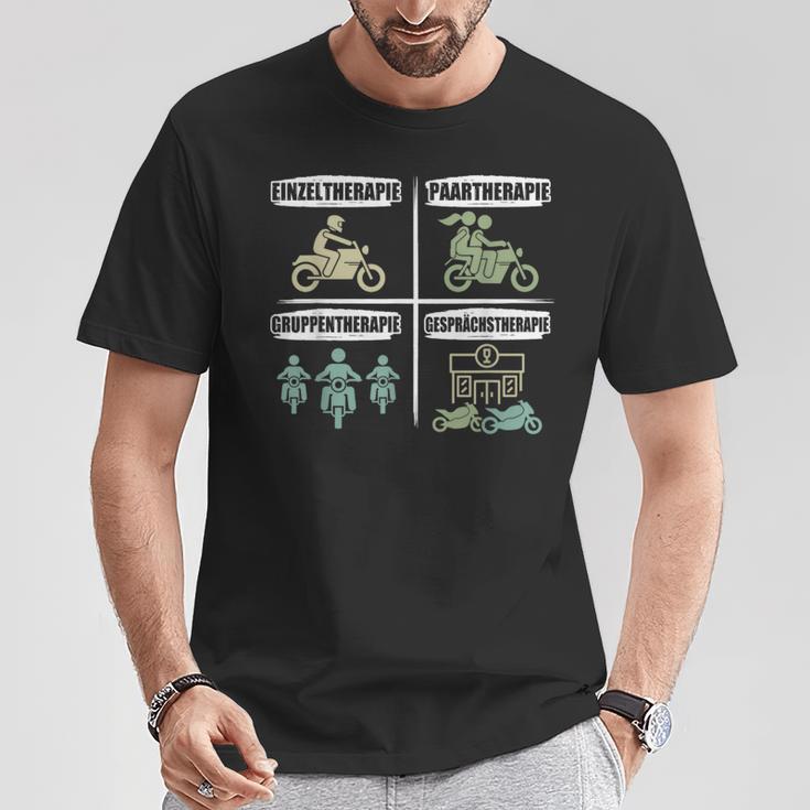 Motorcycle With Biker Slogan T-Shirt Lustige Geschenke