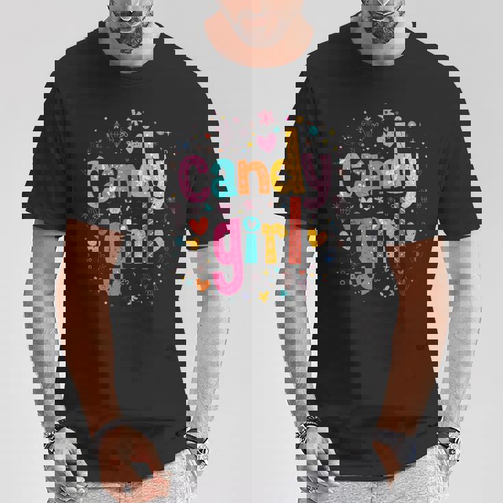 Nette Süßigkeiten Liebe Mädchen Süßigkeiten Süßigkeiten T-Shirt Lustige Geschenke