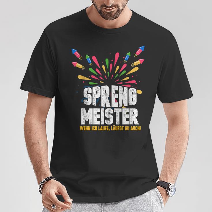 New Year's Eve Pyrotechnik Fireworks New Year Celebration T-Shirt Lustige Geschenke